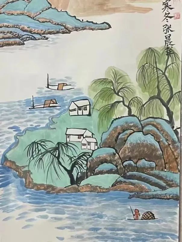 步骤4：《垂柳依依》