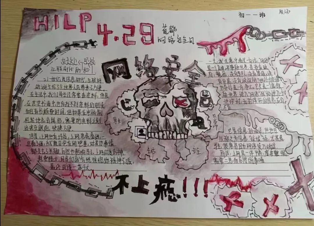 简单易画的网络安全手抄报内容资料-图3