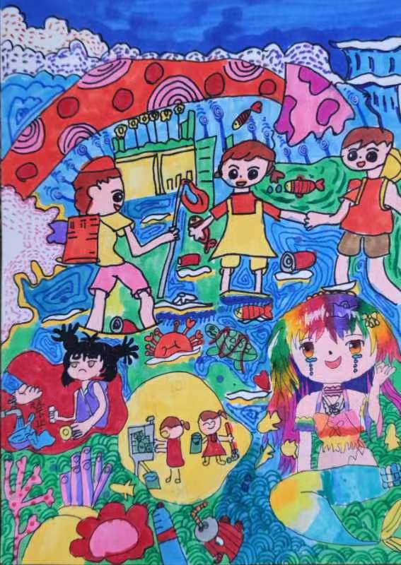 步骤8：我们携手共创美好海洋