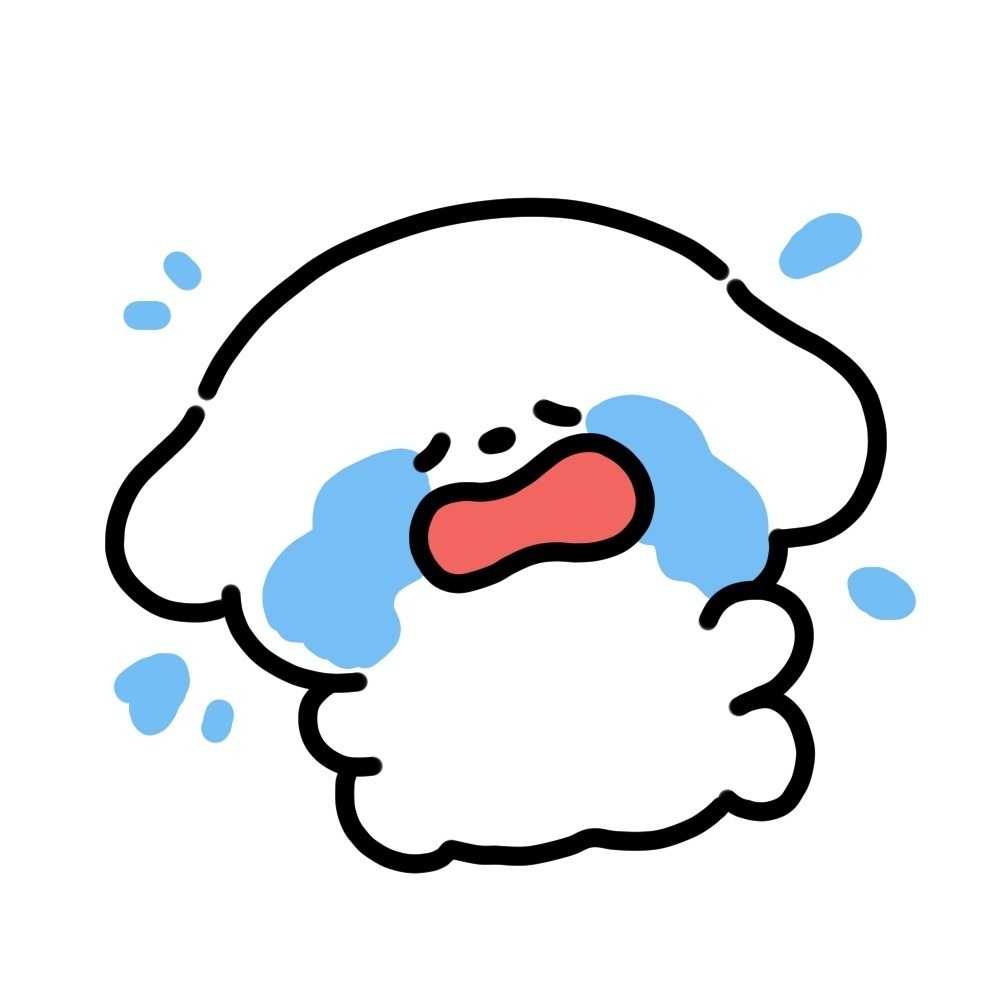 一只可爱的小狗简笔画图片-图1