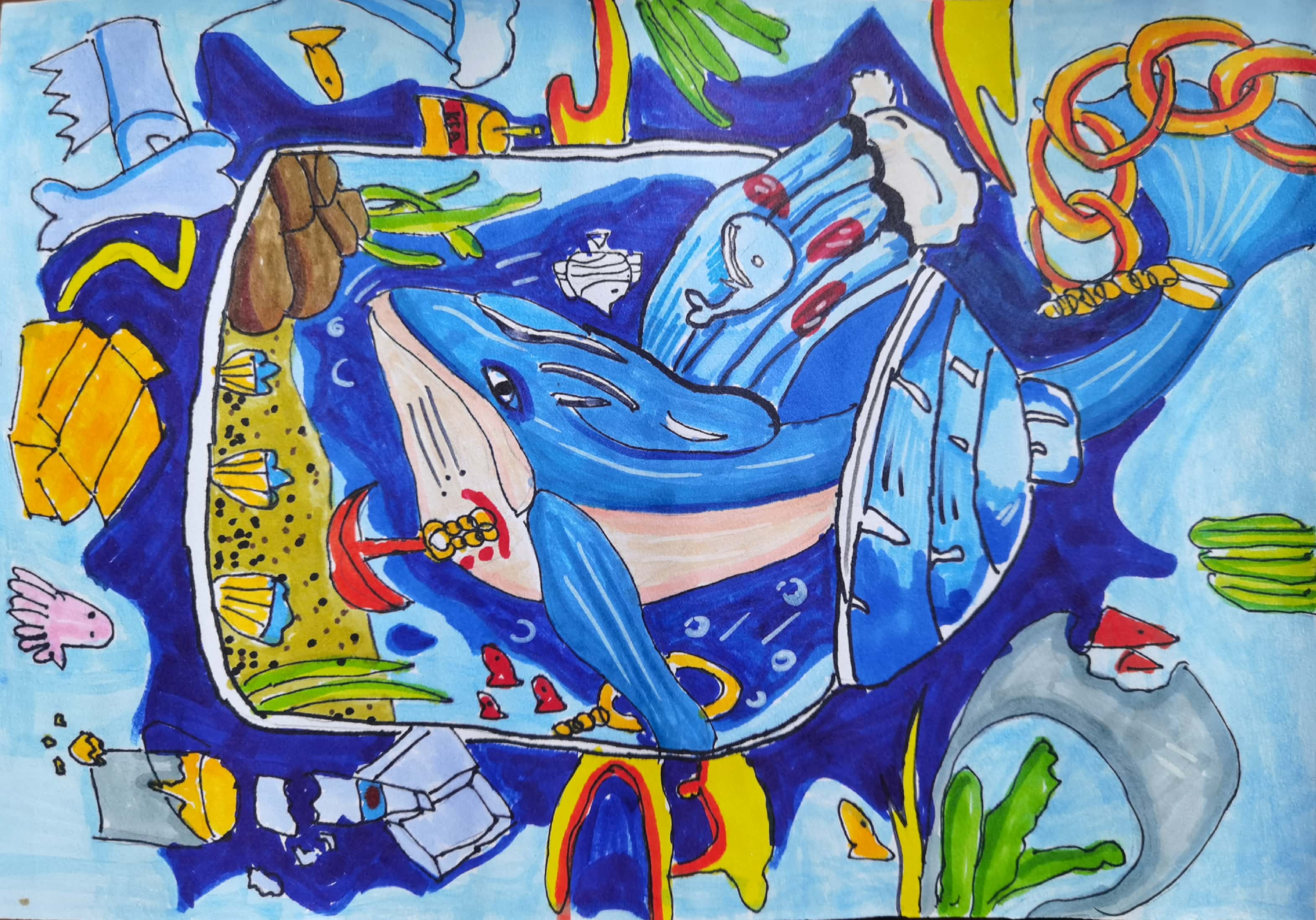 步骤1：保护蔚蓝海洋