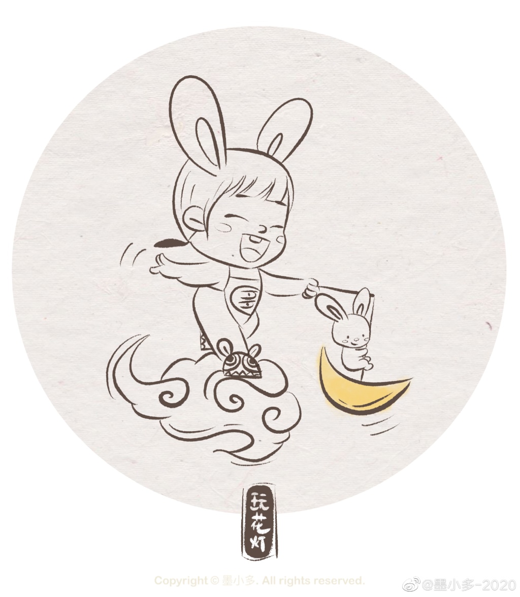 可可爱爱中秋贺图提前驾到！-图8