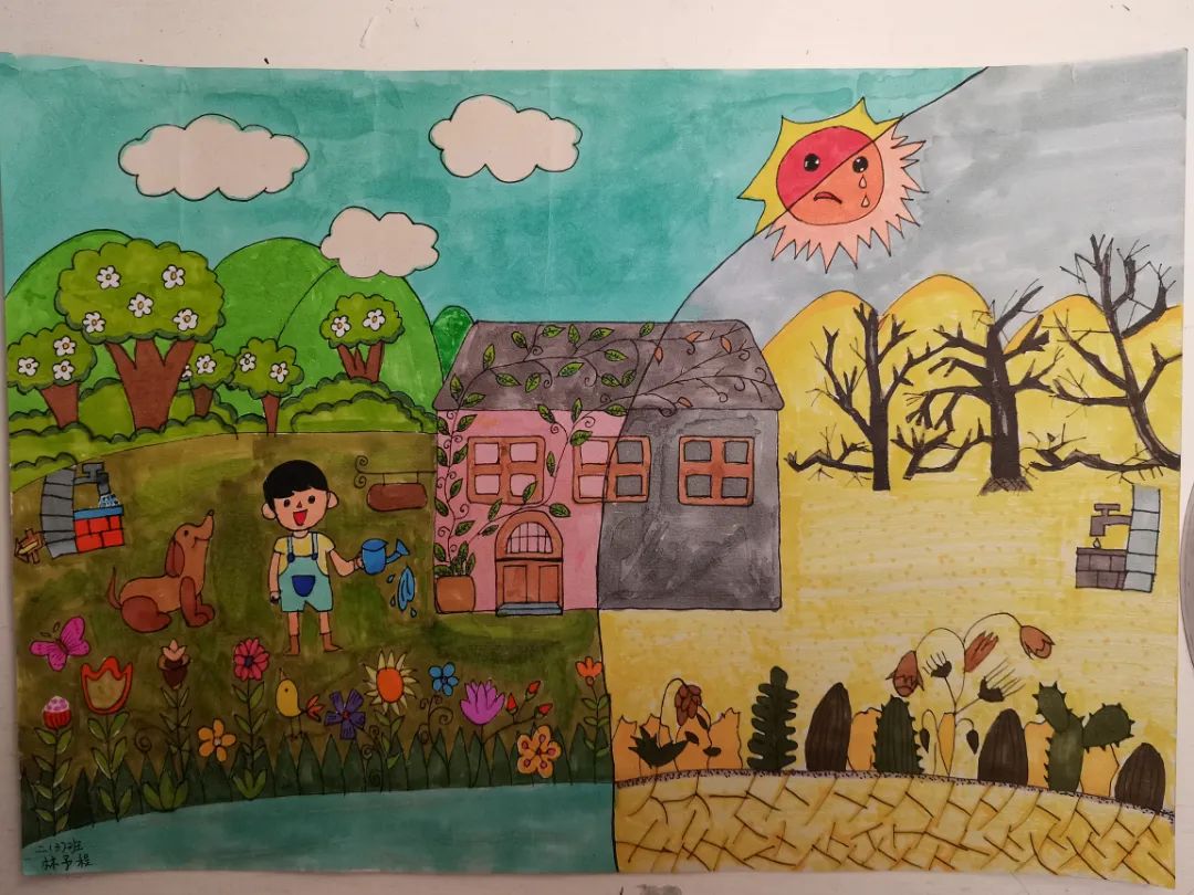 5张节约用水主题优秀绘画作品-图1