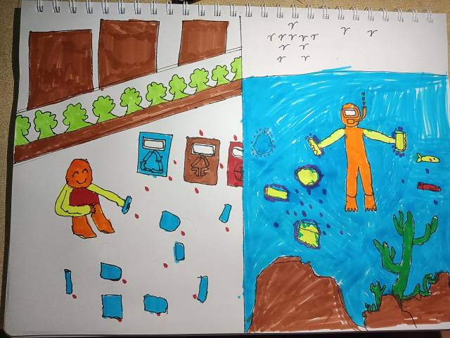 童心共绘文明城市 文明城市主题绘画作品-图7