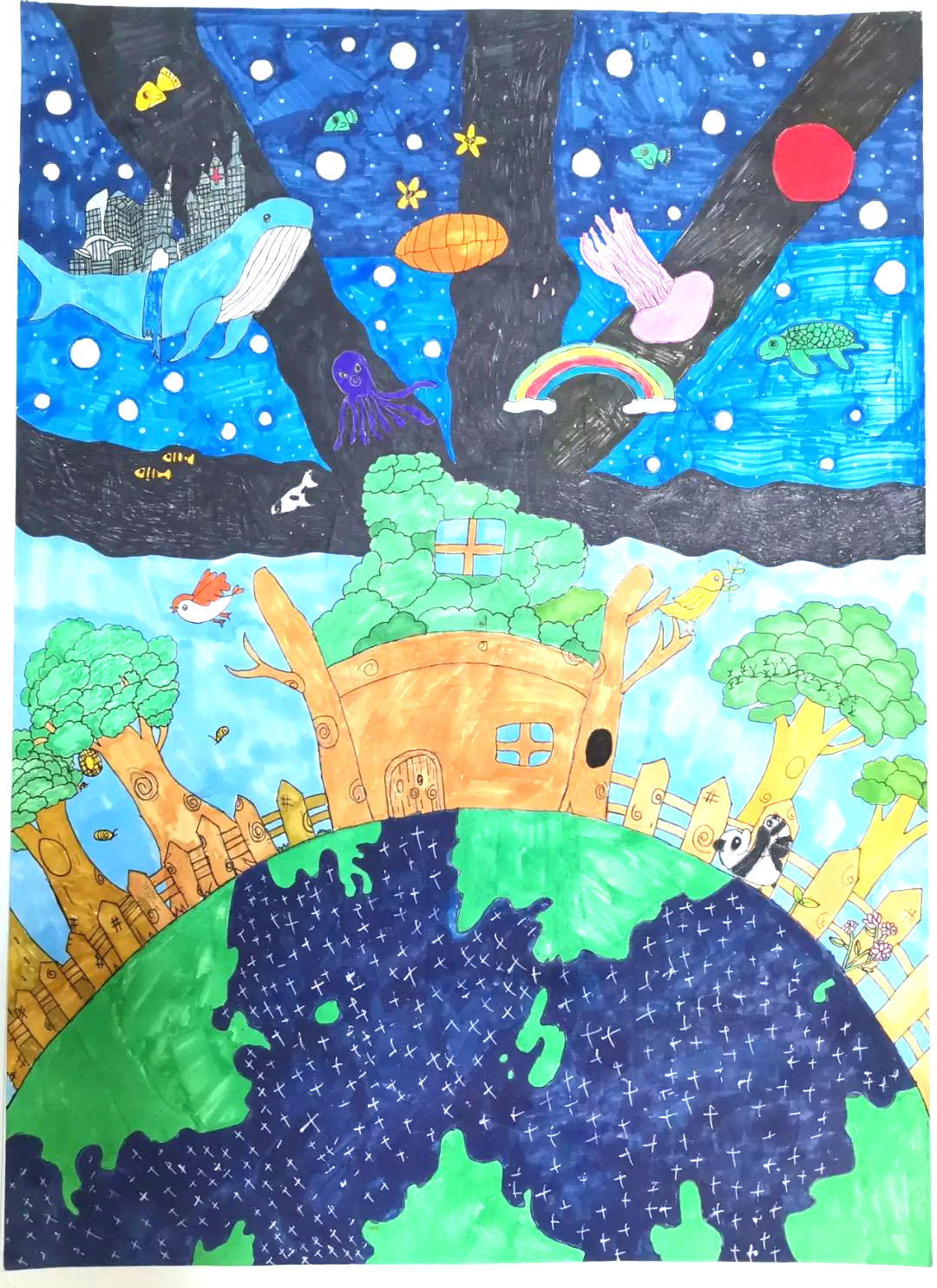 步骤2：《地球 海洋 家园》