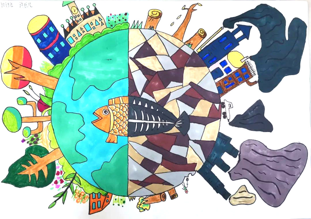 步骤3：《同一个地球 绿色的家园》