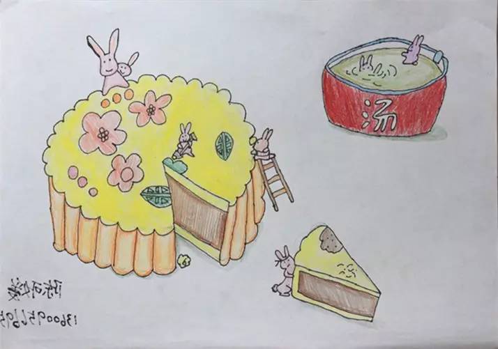 “花好月圆 团团圆圆”中秋节主题绘画-图2