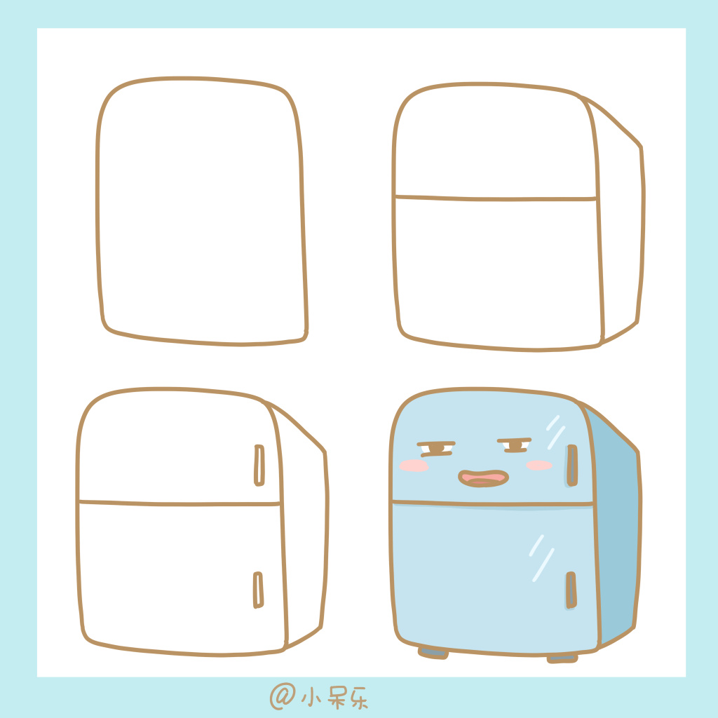 夏天必备小物简笔画画法步骤-图3