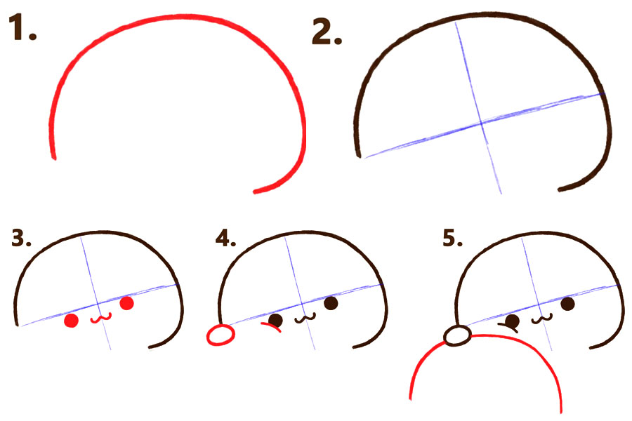 两只可爱小猫简单的绘画教程-图1