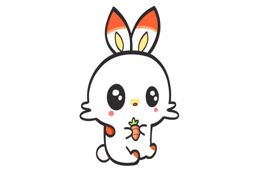 简单可爱的小兔子简笔画画法步骤