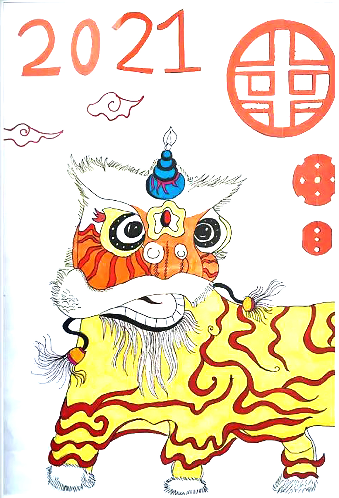 春节迎新主题儿童绘画这样画最好看-图5