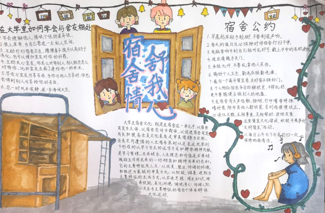 ”青春百味 我心飞扬“大学生心理健康手抄报-图2