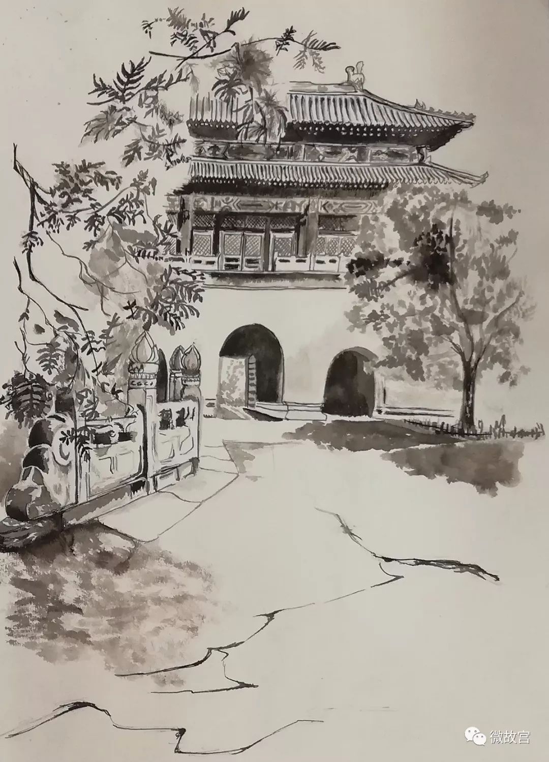 步骤5：故作飞花穿庭树——行走故宫