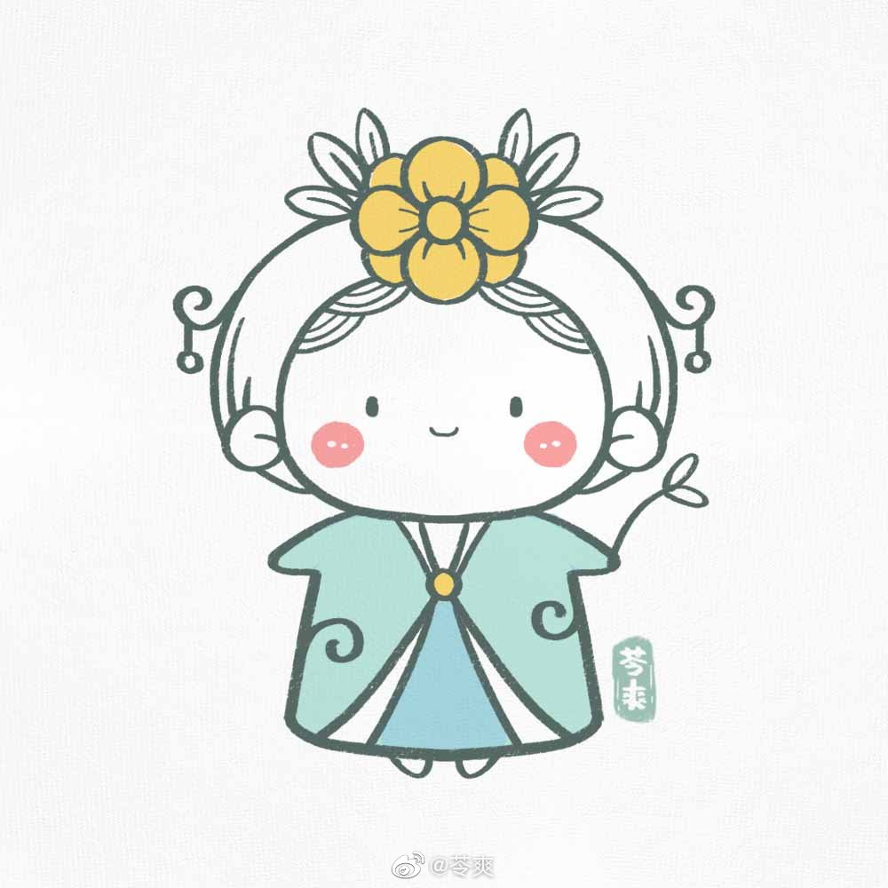 一组可爱的春日小画-图2