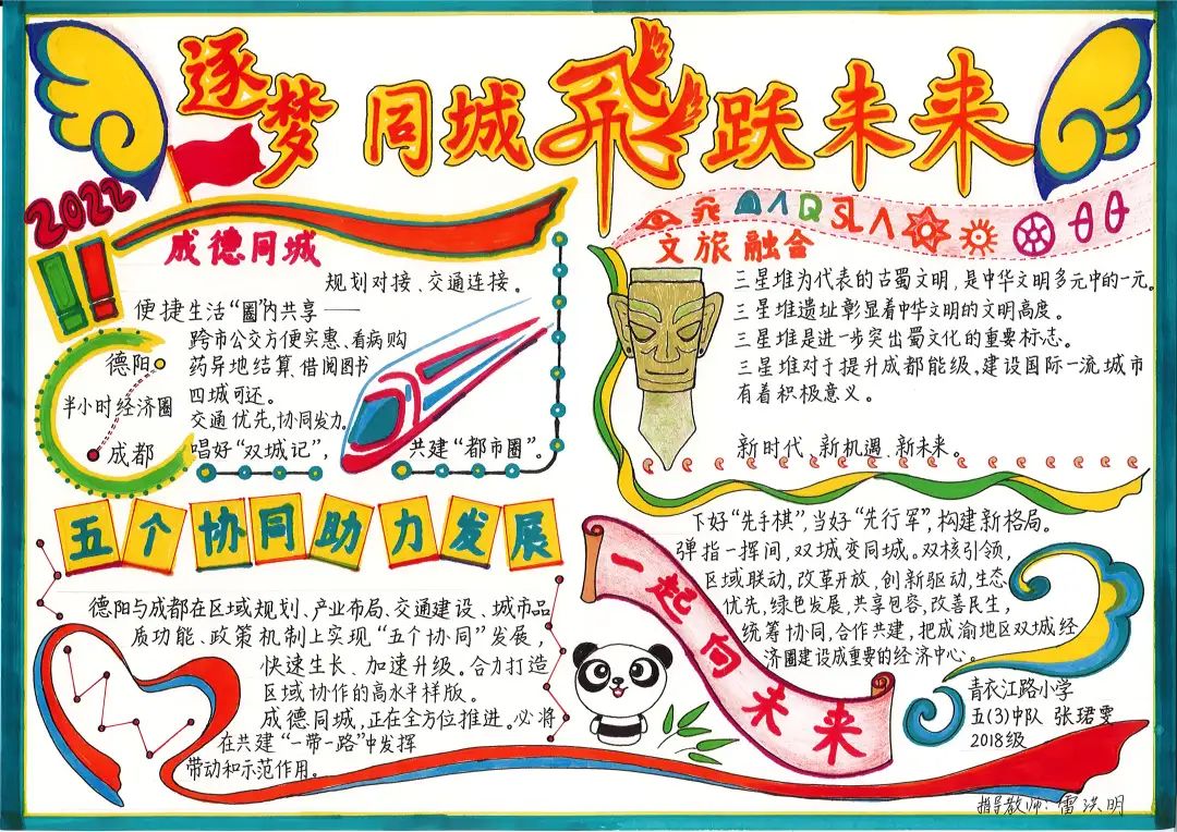 步骤6：评委点评：画面插图精美，标题有设计感，文字书写工整，内容较丰富。若插图再注意整体性，美感就更强。