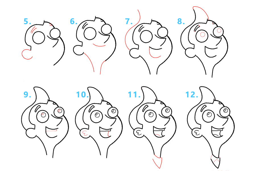 详细步骤教你画米洛墨菲-图2