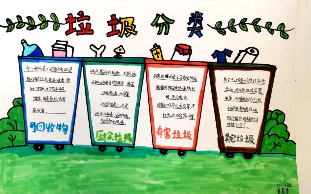 二年级垃圾分类手抄报简单漂亮（8张）-图5