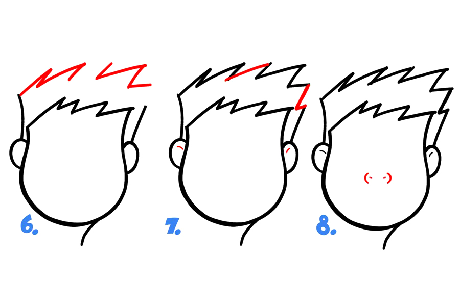 学画卡通面部表情：思考、计算-图2