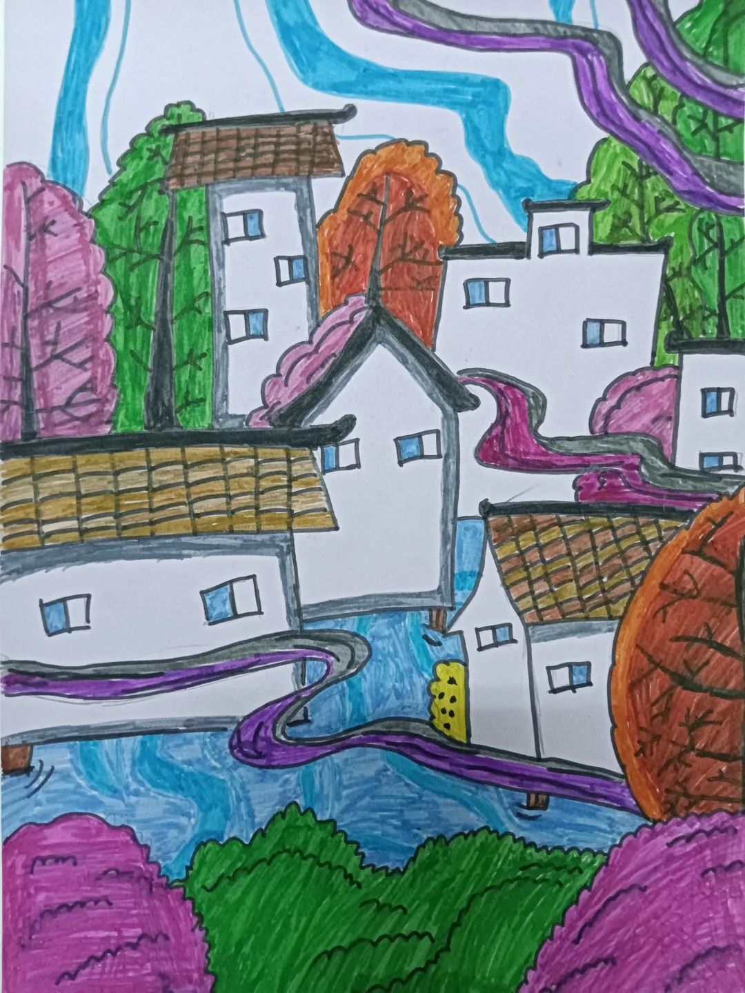 “我眼中的美丽家园”绘画比赛获奖作品-图6