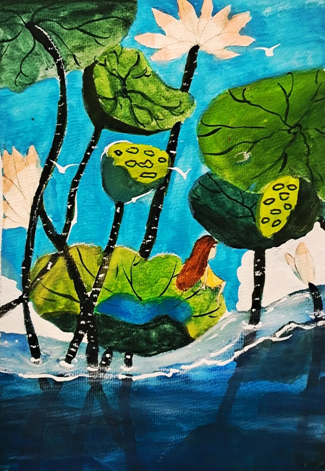 绘仲夏之梦 | 2022暑期绘画比赛获奖作品-图5