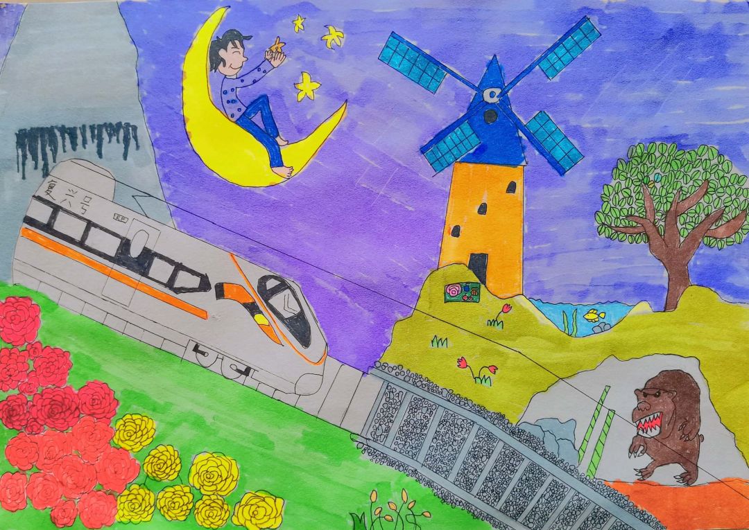 漂亮的仲夏之梦主题绘画作品