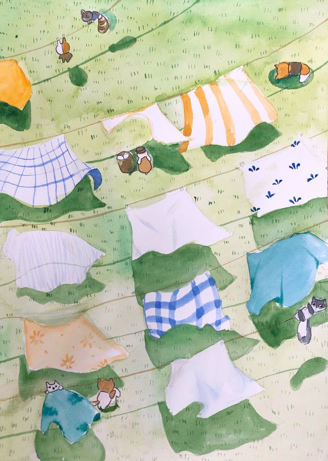 美丽的夏天 仲夏之梦绘画作品6张-图2