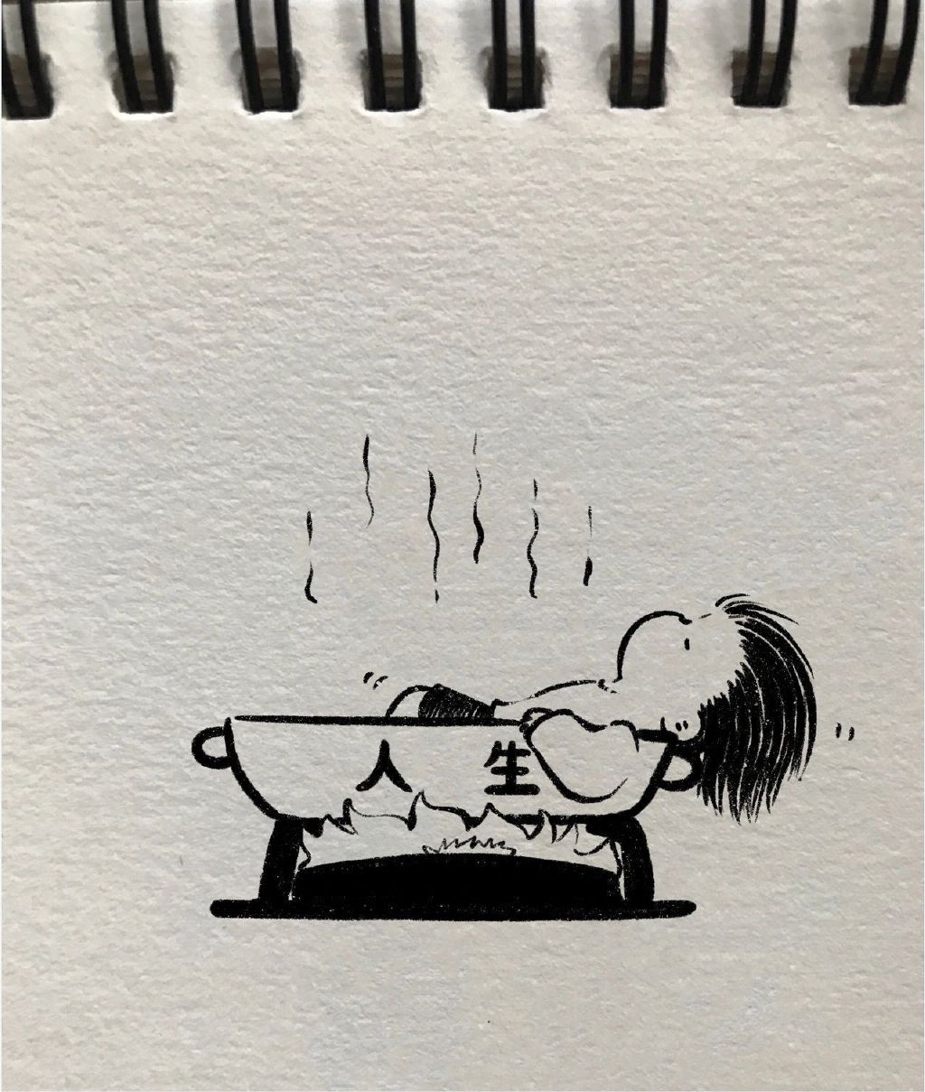 一组超治愈的简笔画图片 治愈你的不开心-图6