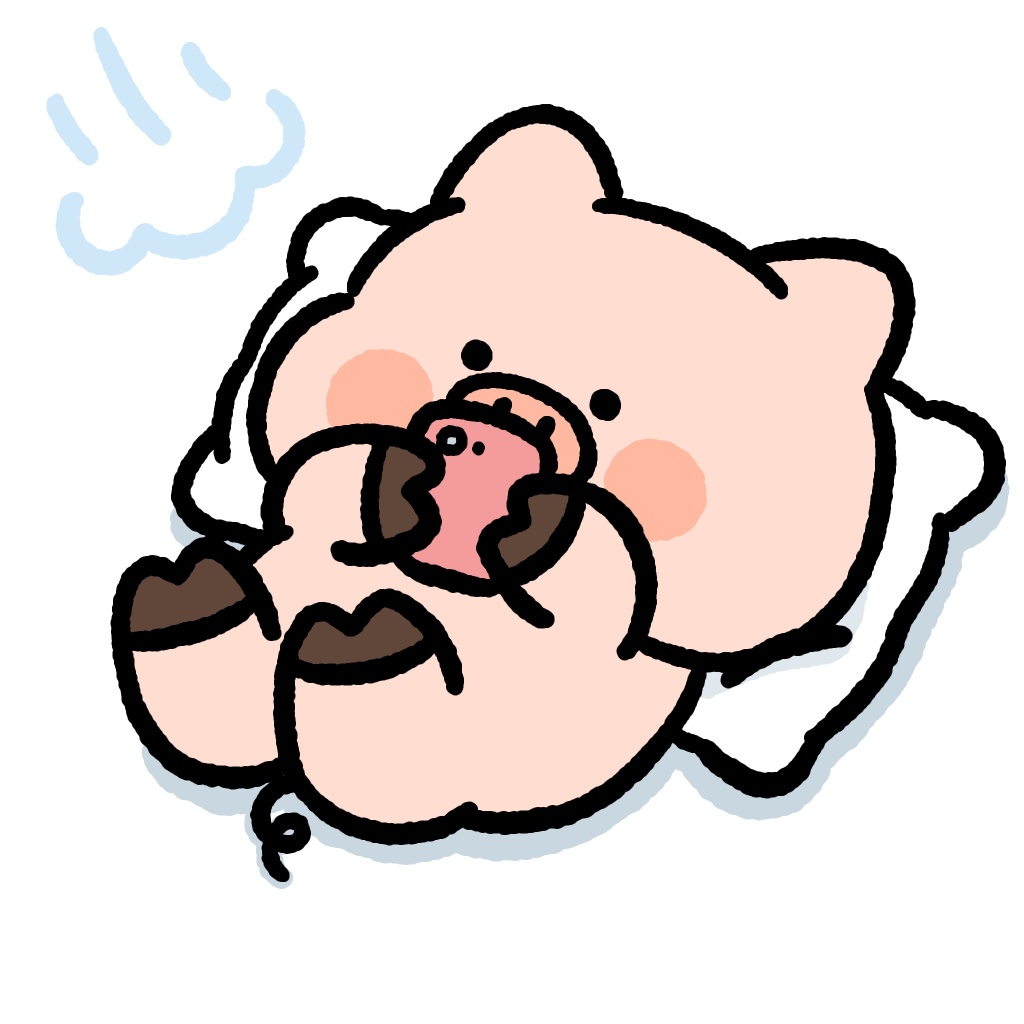 吹着空调玩手机的小动物简笔画图片-图7