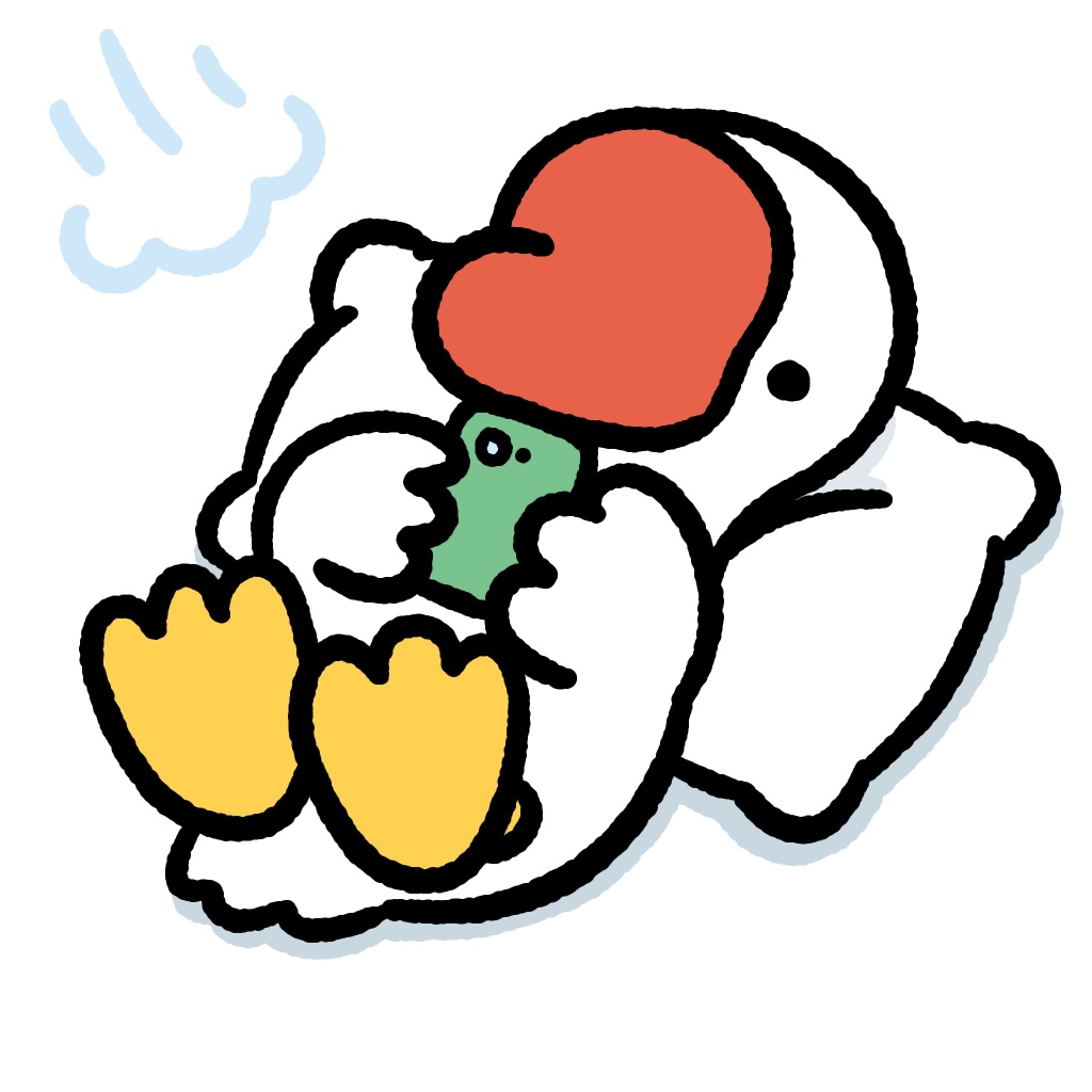 吹着空调玩手机的小动物简笔画图片-图8