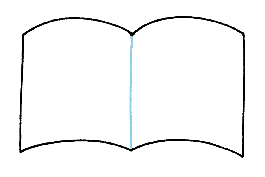 如何简单的一步一步地画一本书-图2