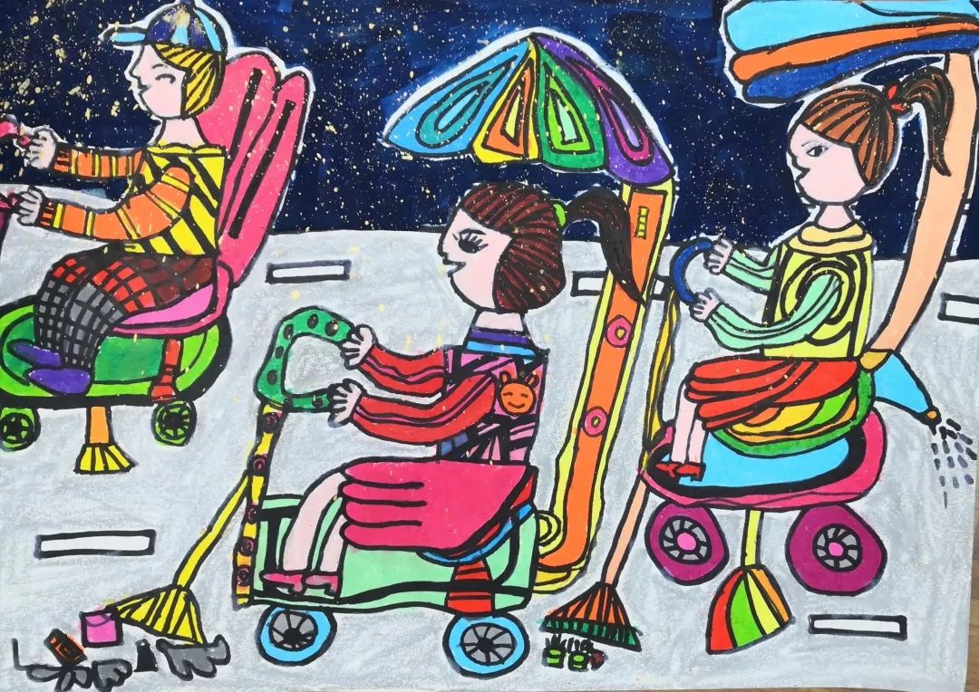 “保护地球 绿色行动 人人有责”儿童绘画比赛获奖-图2