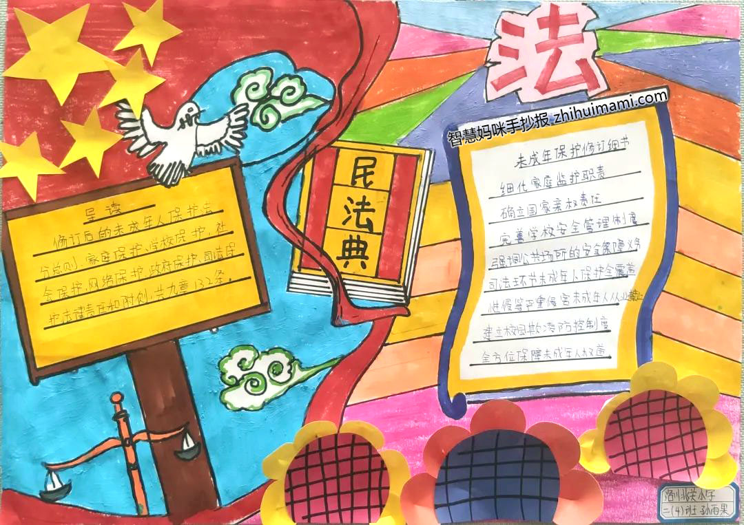  “喜迎二十大 同心护未来”主题手抄报图片-图3