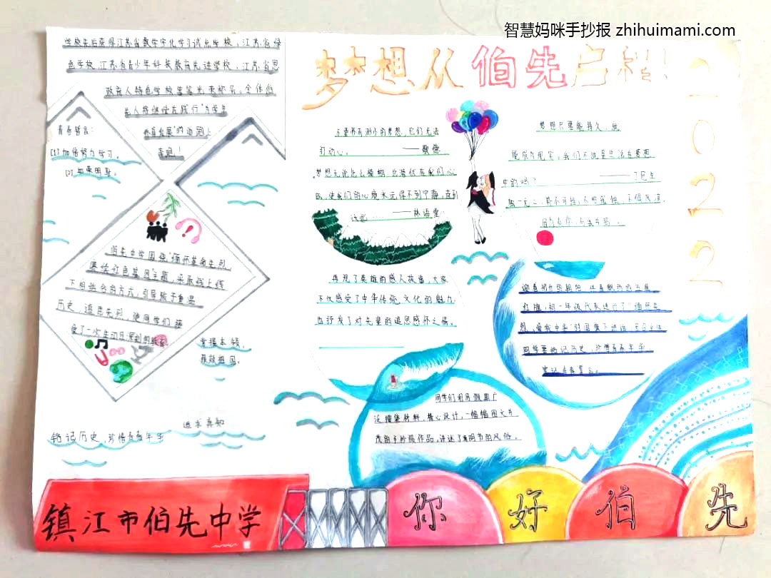 七年级传承伯先精神主题手抄报（9张）-图5