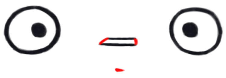 如何画龙猫 龙猫的简笔画画法步骤-图3