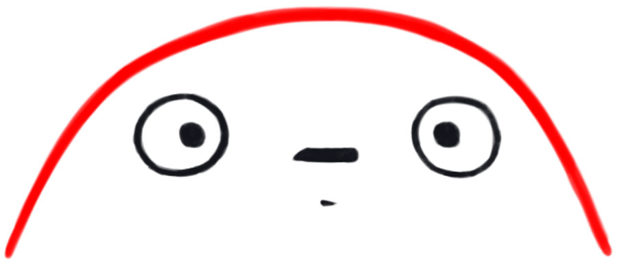 如何画龙猫 龙猫的简笔画画法步骤-图4