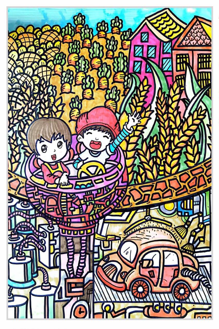 8张优秀的食品安全宣传主题绘画-图3