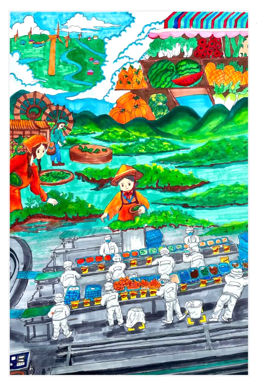 食品安全卫士 食品安全主题绘画作品-图7