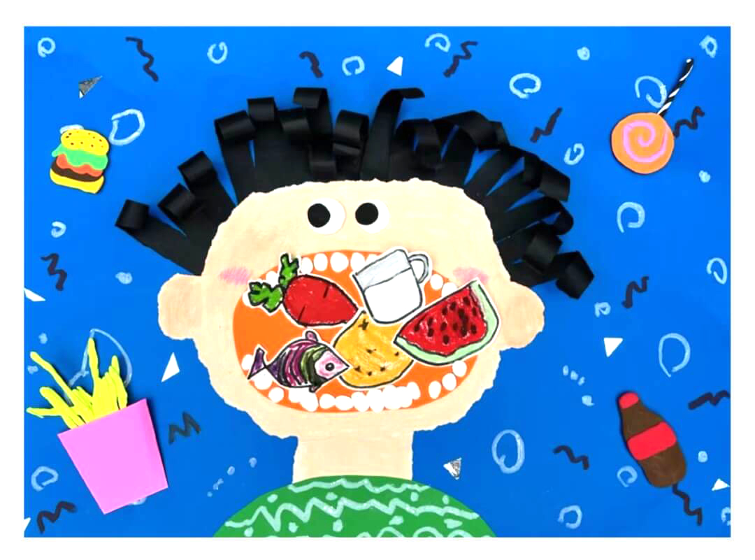 简单漂亮的食品安全主题绘画作品-图5