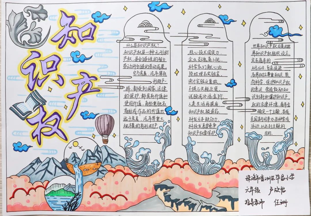 ”尊重知识 崇尚创新“世界知识产权日宣传手抄报-图4