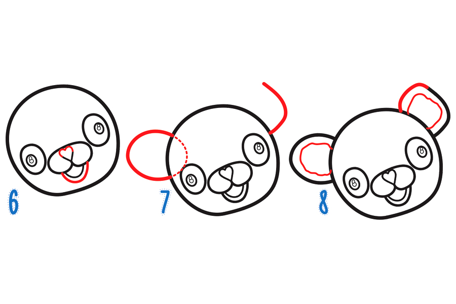 堡垒之夜动漫人物简笔画画法步骤-图2