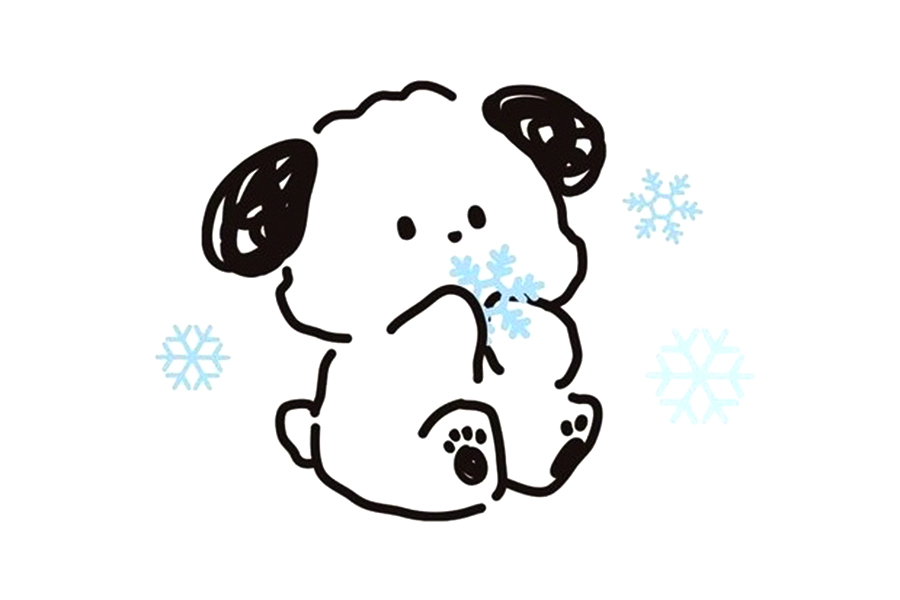 9张简单又可爱的小狗简笔画图片-图6