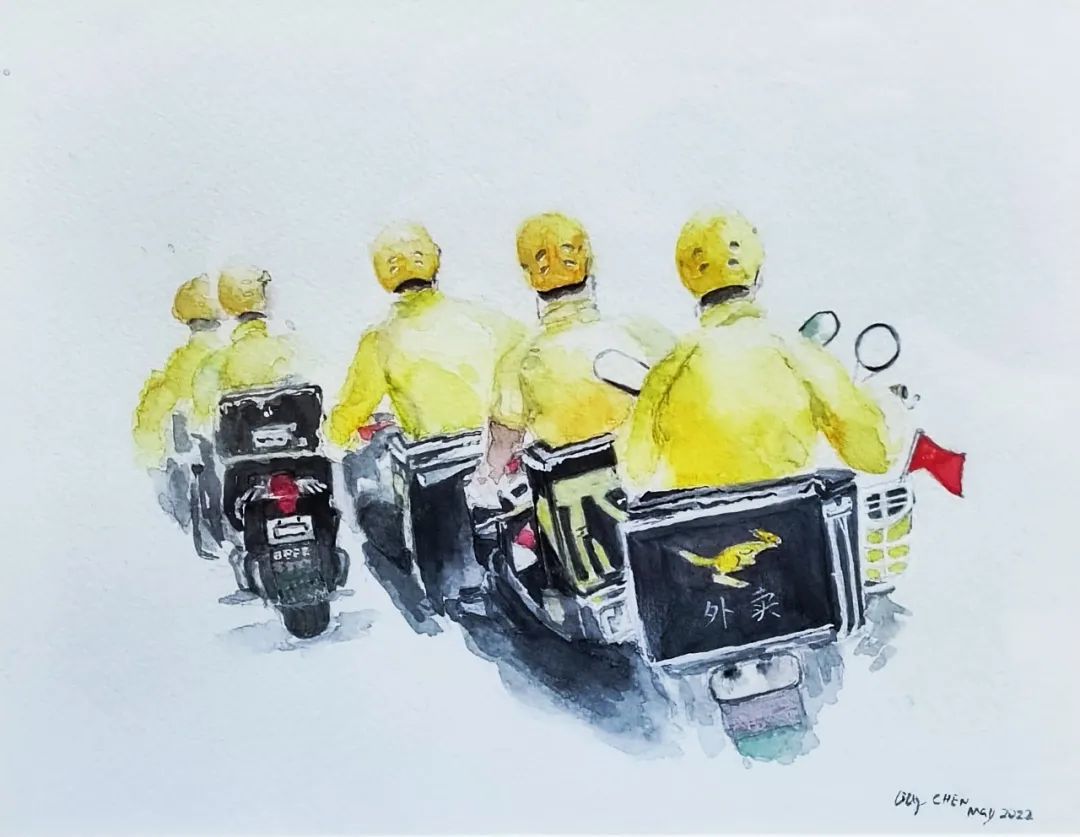 步骤5：《疫情中，英勇的黄色骑士》