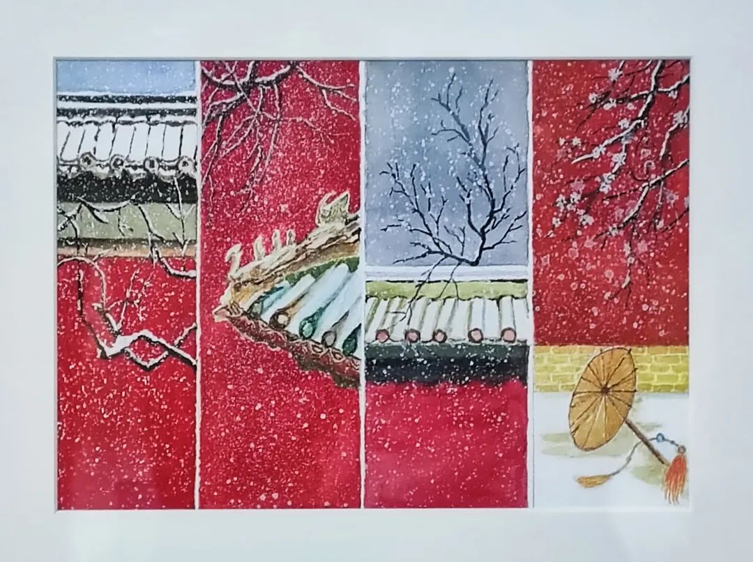 步骤1：《故宫红墙》