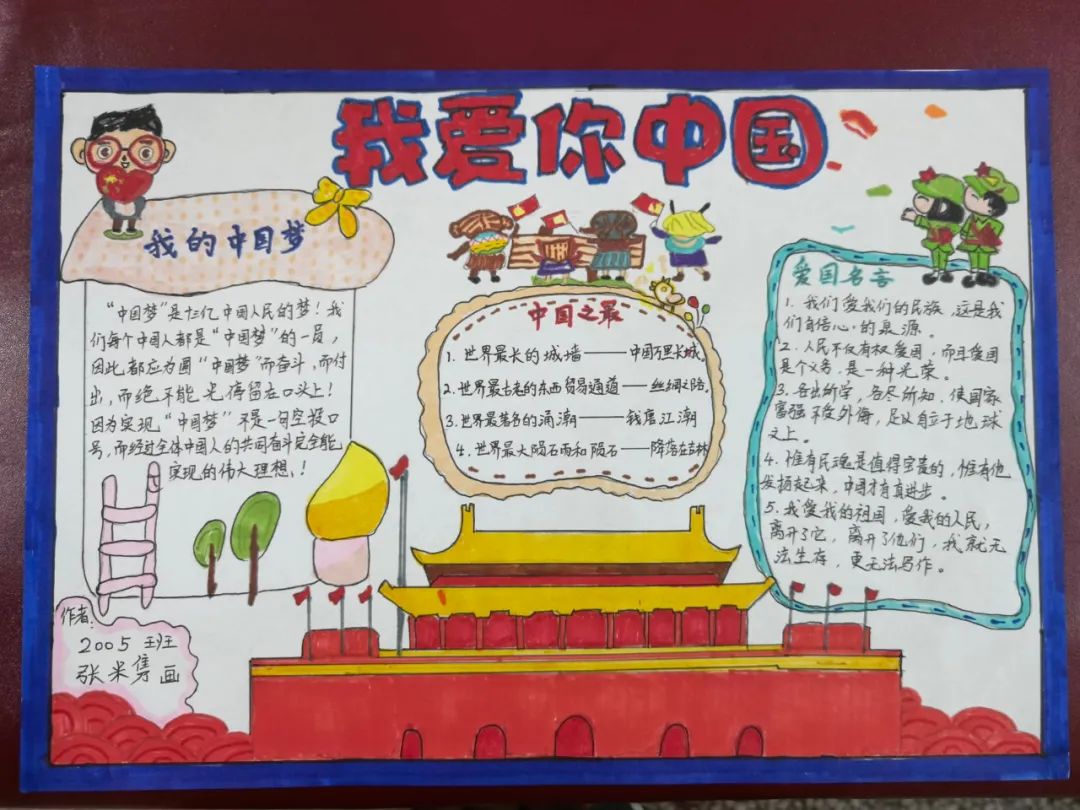 “亲子共沐书香 强国复兴有我”阅读主题手抄报5张-图3