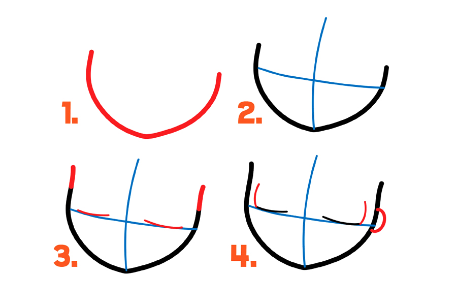 如何画一个戴眼镜的女老师-图1