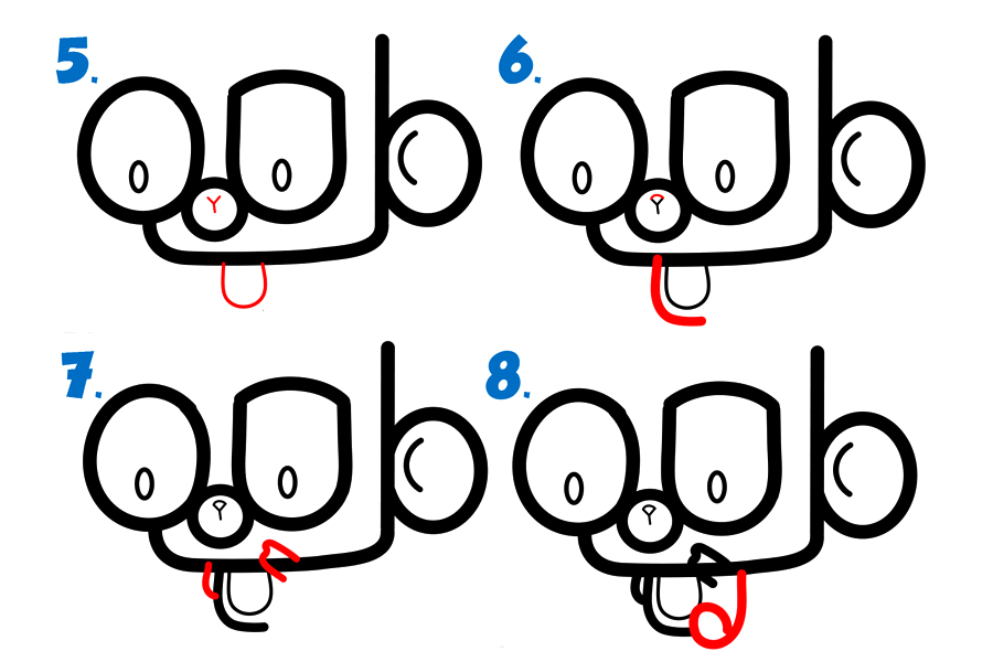 如何用“Cub”字母画可爱的卡通小熊宝宝-图2