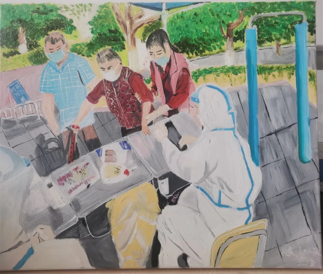 以“艺”战“疫”，以“艺”暖心 获奖绘画作品-图3