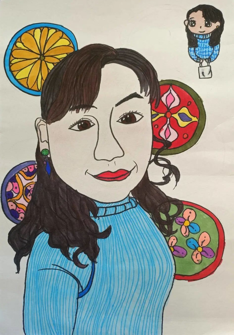 庆祝教师节 | “我为恩师画张像”，感谢您，祝福您！-图6