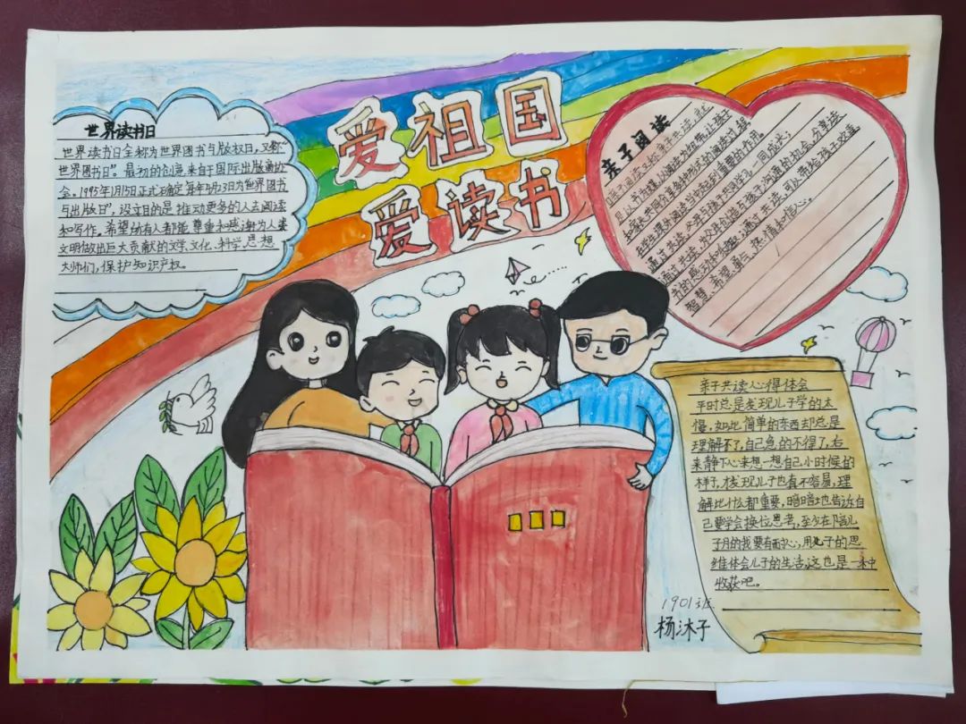 “共沐书香 强国有我”手抄报图片-图4