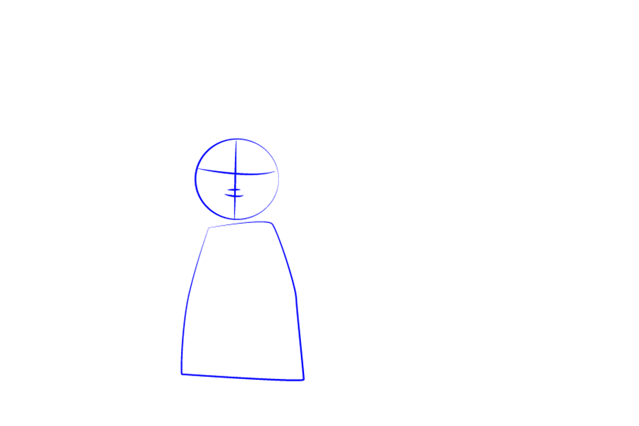 简单的卡通版老师简笔画画法步骤-图1